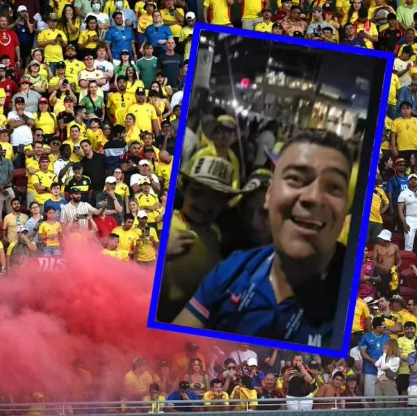 Eduardo Luis, con canción incluida, calentó banderazo de Colombia