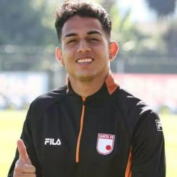 Frank Castañeda, quien llegó a Independiente Santa Fe como refuerzo estrella, pero no rindió y se fue al Bucaramanga.