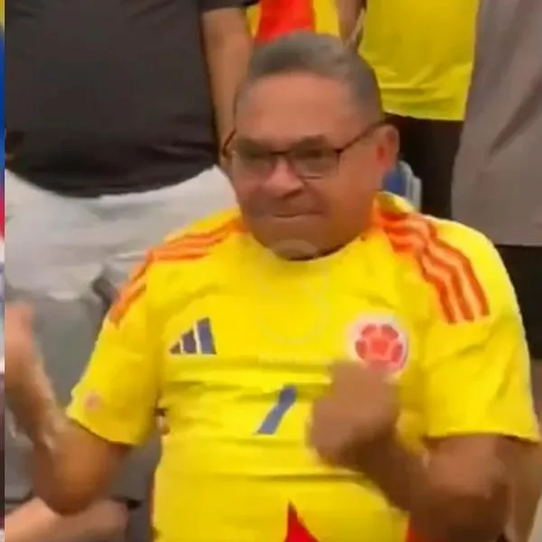 'Mane' Díaz se enloqueció por golazo de Luis Díaz con Colombia; hizo maromas en la tribuna