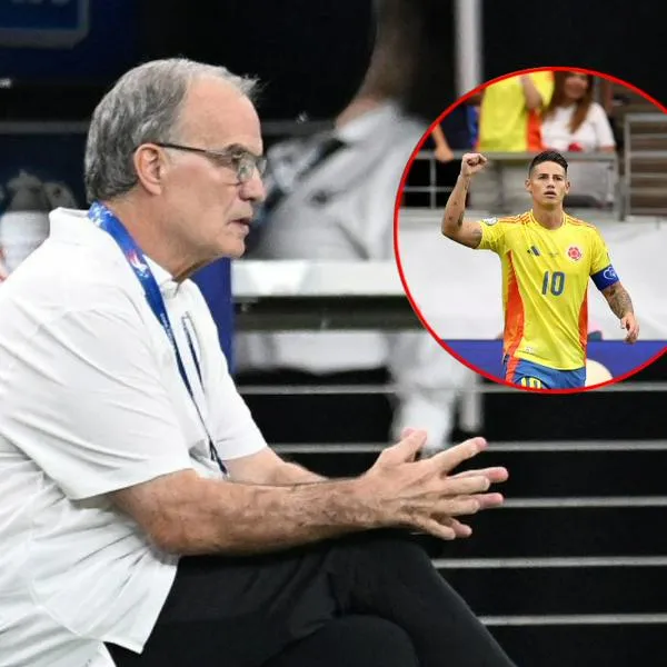 Bielsa habló de James Rodríguez previo a Uruguay-Colombia