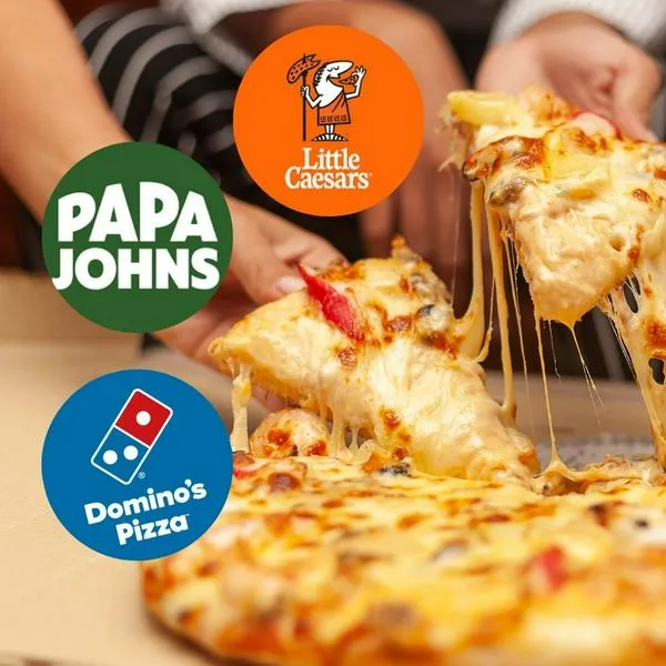 Qué pizza tiene más tiendas en Colombia entre Dominos Pizza, Papa Johns y más