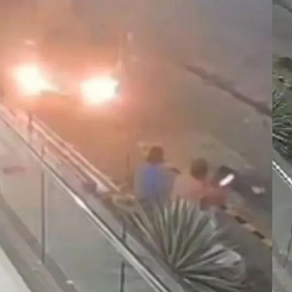 Video | Lamentable accidente en Barranquilla: dos personas impactadas por un automóvil