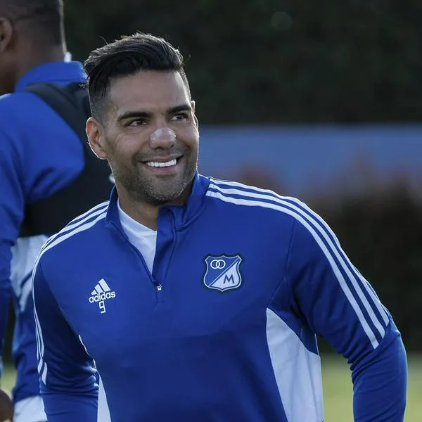 Falcao, feliz por debutar con Millonarios contra River Plate.