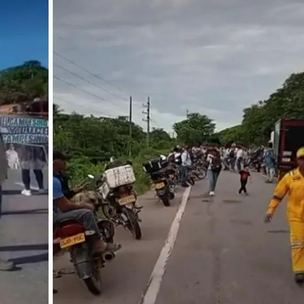 Campesinos bloquean la Ruta del Sol en el Cesar: ¿qué están exigiendo?