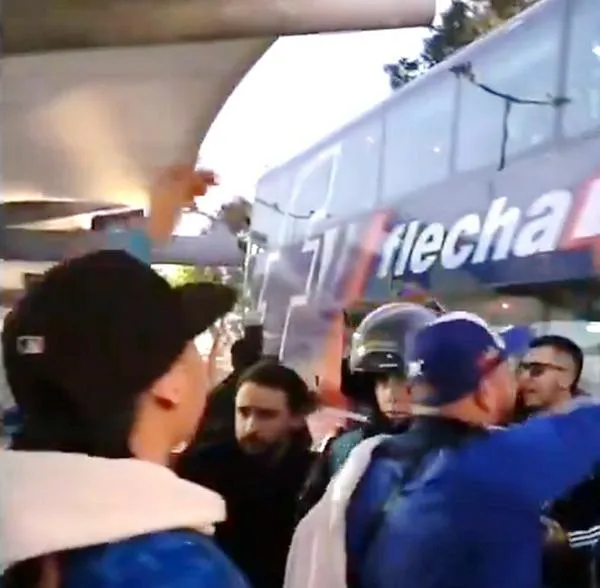 Recibimiento a Falcao y a Millonarios en Argentina para partido acontra River Plate