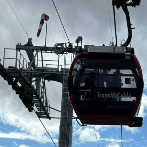 Reanudan el servicio de Transmicable en Bogotá por riesgo de tormenta eléctrica