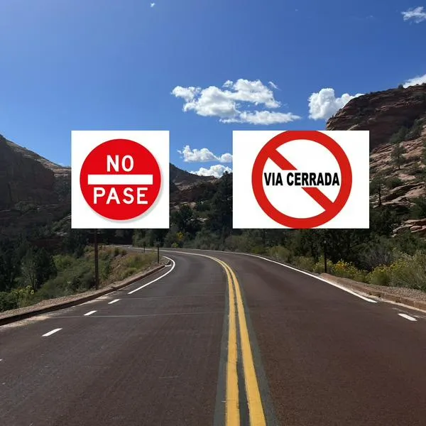 ¿Qué significa la señal no pase en Colombia? 