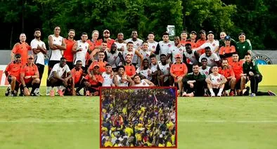 Selección Colombia y el apoyo que recibió en Charlotte.