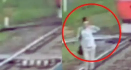 Mujer muere al ser atropellada por un tren, llevaba audífonos puestos