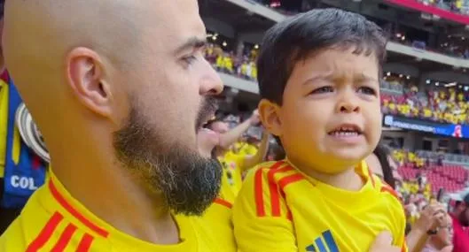 Niño estadounidense cantó himno de Colombia en Copa América y se hizo viral