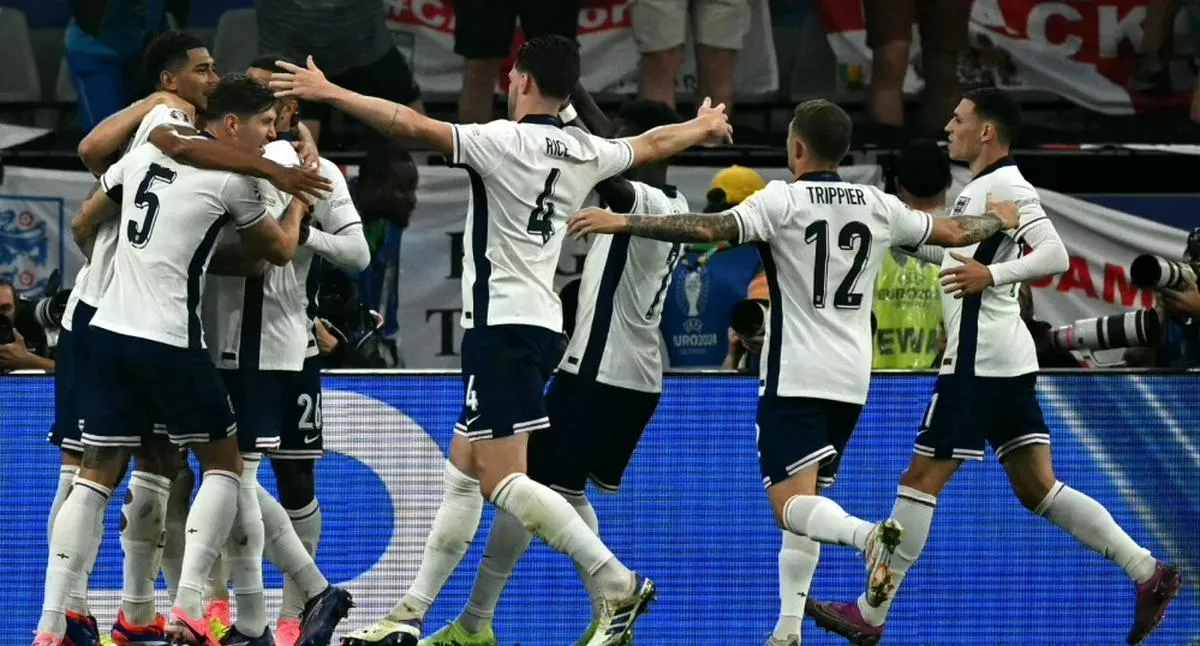 ¡Inglaterra sueña! Derrotó 2-1 a Países Bajos y clasificó a la final de la Eurocopa