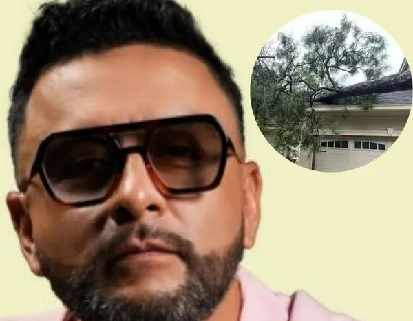 Alex Campos compartió cómo quedó su hogar tras el paso del huracán Beryl