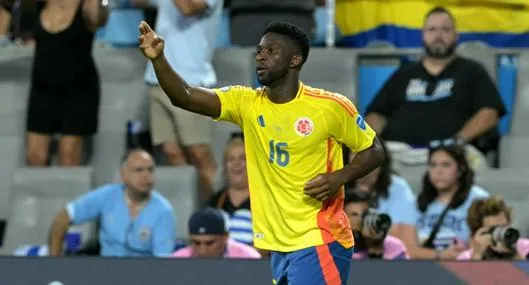 Jéfferson Lerma marcó el gol de Colombia vs. uruguay en Copa América