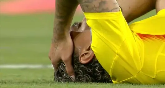 Richard Ríos, que salió llorando de Selección Colombia vs. Uruguay por Copa América