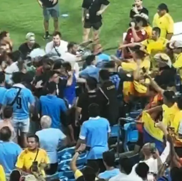 Pelea de jugadores de Uruguay con hinchas de Colombia en Copa América: por qué fue