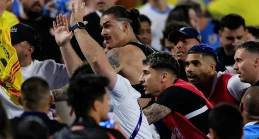 Aparece la verdad de lo que pasó entre colombianos y uruguayos en la Copa América. "Ellos comenzaron": contó hincha involucrado en la escena. 