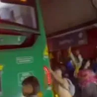 Vandalizaron 37 buses de Transmilenio en Bogotá: celebración deportiva se salió de control