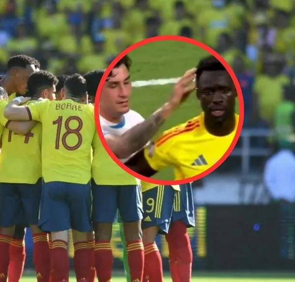 Davinson Sánchez le dio puño a jugador uruguayo por acto racista: hay video