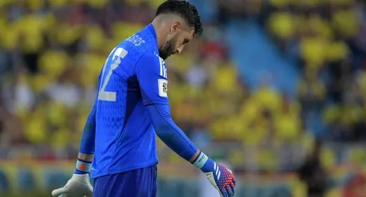 Foto de Camilo Vargas, en nota de cómo es la esposa del arquero, apoyo en Selección Colombia y sus hijos.