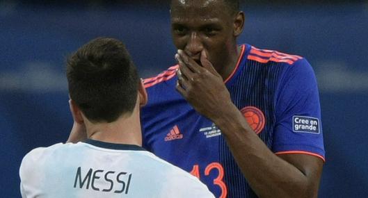 Pelea entre Messi y Yerry Mina que revivirá en Argentina-Colombia