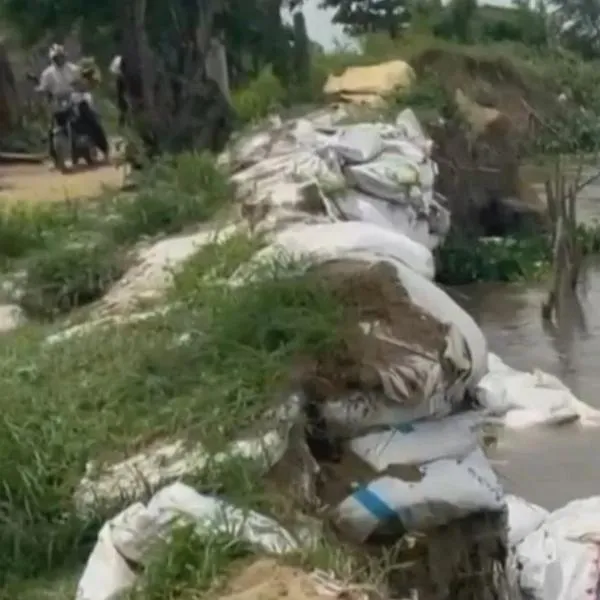Encienden las alarmas por posible desbordamiento del río Magdalena en Bolívar