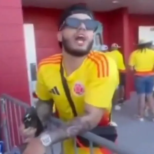 Pelea entre colombianos en estadio de Copa América, antes de partido de Uruguay