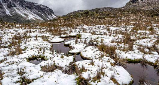 Foto nevado colombiano, en nota de dónde conocer la nieve en Colombia aparte de Nevado del Ruíz, en sitios cercanos