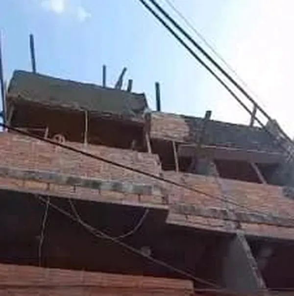 Dos obreros cayeron de andamio a más de 6 metros de altura en Montería
