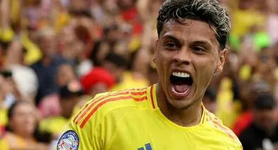 Richard Ríos, de la Selección Colombia, y el error en uno de sus tatuajes-