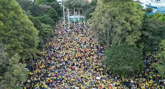 Parque de la 93, en final de Copa América / Pulzo.