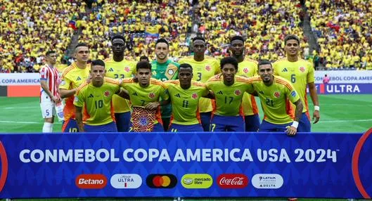 Alineación titular de Colombia para jugar contra Argentina.