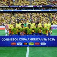 Alineación titular de Colombia para jugar contra Argentina.