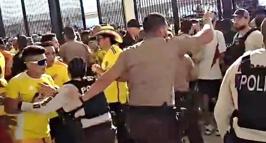 Colombianos se colaron a final de Copa América  en Miami; aparecen videos