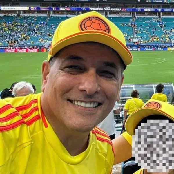 Alclade de Cartagena con su familia en Miami viendo la final de la Copa América.