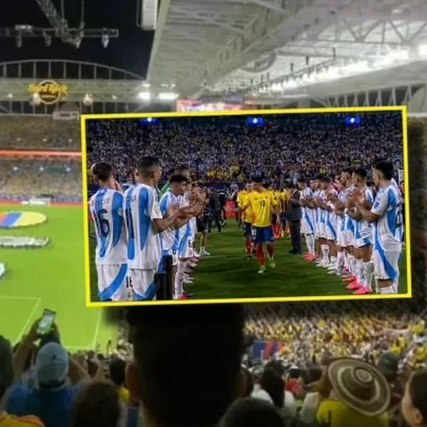 Aplauden gesto de jugadores argentinos a Colombia tras la derrota en la final de la Copa América