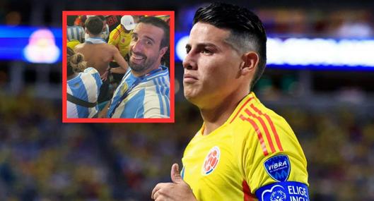 Flavio Azzaro criticó a James Rodríguez y a Luis Díaz por derrota de Colombia