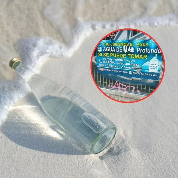Agua de mar y peligrosa campaña de que se puede tomar para adelgazar: qué dice nutricionista