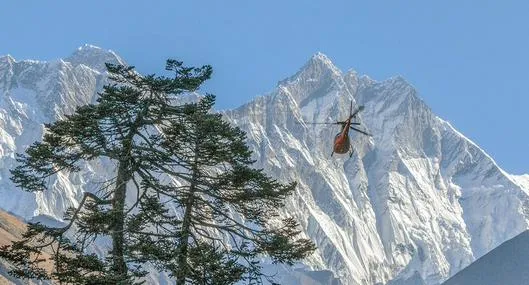 ¿Puede un helicóptero volar hasta la cima del Everest? 