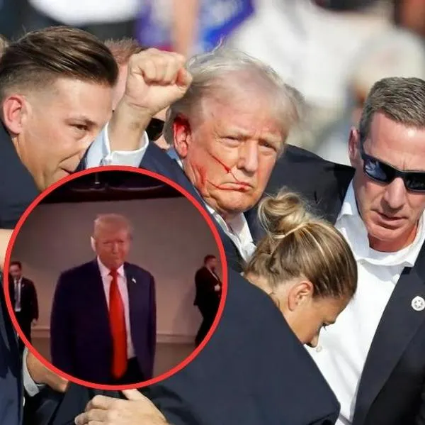 Donald Trump apareció tras atentado en Pensilvania, con la oreja vendada: foto