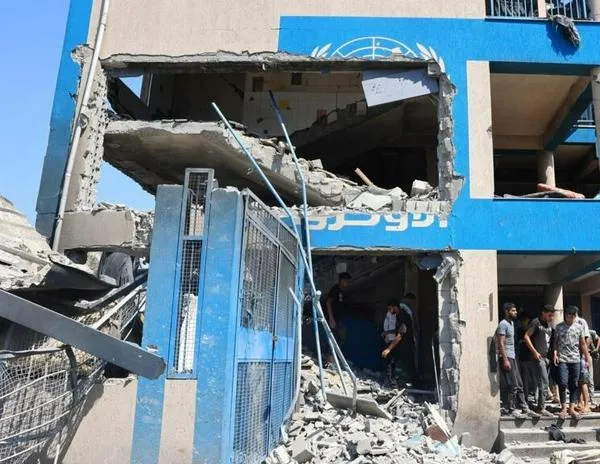Gaza: ¿Qué pasó en la sede de la UNRWA, ahora en ruinas?