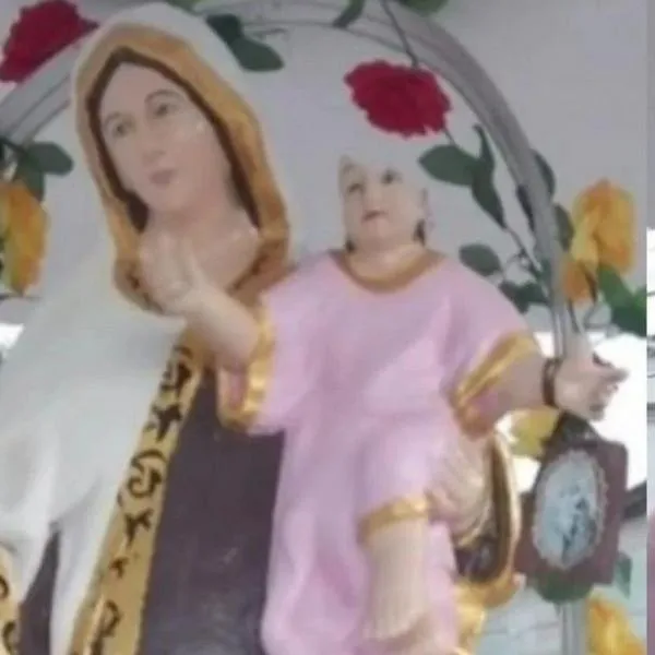 Figura de la Virgen del Carmen fue dañada en Atlántico: la han dañado 3 veces