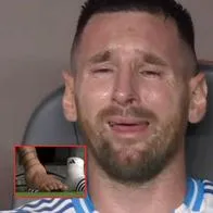 Confirman qué lesión sufrió Messi en final de Copa América; lo sacó llorando del partido