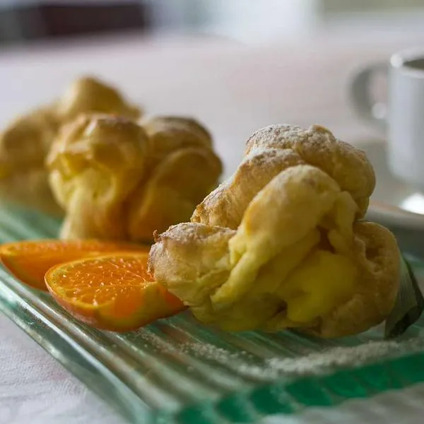 Foto de profiterol, en nota de cómo preparar profiteroles, postre que Ilenia Antonini hizo en Masterchef de RCN