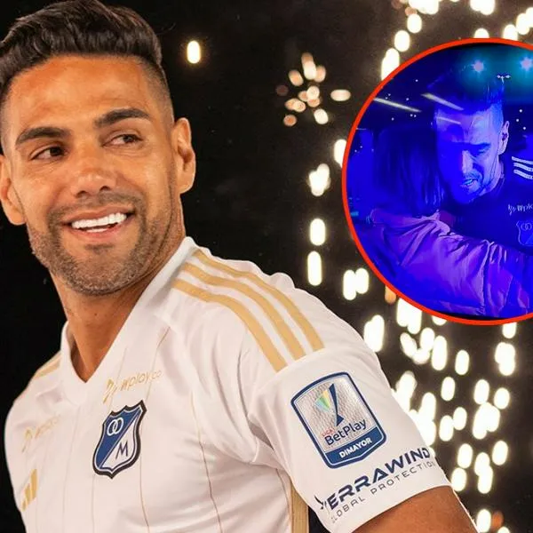 Emotivo encuentro entre Alexy Hernández y Falcao; la reacción del 'Tigre' lo dice todo