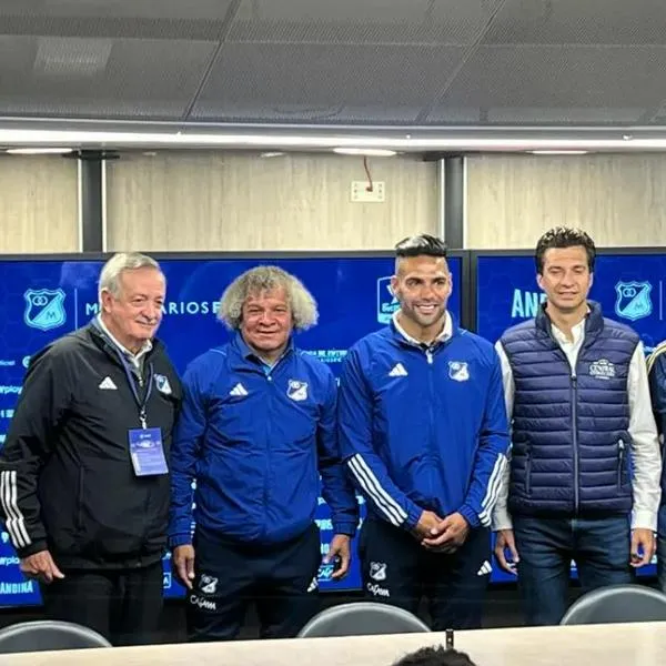 Millonarios presentó a Radamel Falcao García y Enrique Camacho mandó mensaje