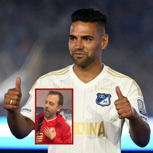 Carlos Fernando Galán estuvo en el evento de presentación de Falcao