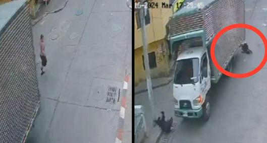 Camión se rodó y atropelló a mujer anciana en Candelaria la Nueva, Bogotá