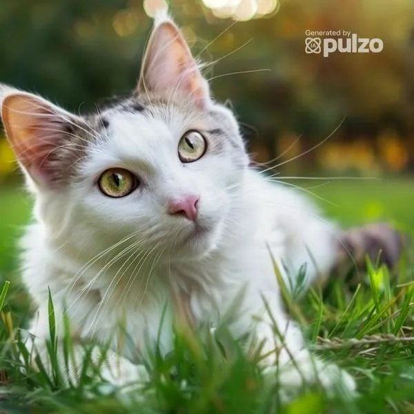 Razones para tener un gato blanco con gris en casa y sus características. Conozca sobre su comportamiento y actitudes.