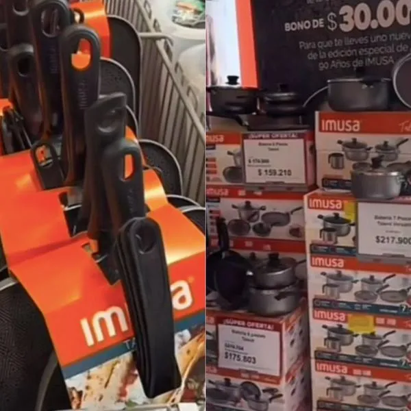 'Outlet' Imusa en Bogotá para hacer cambio de sartenes y ollas viejas