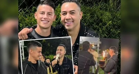 James Rodríguez celebró su cumpleaños con el cantante Diego Daza: detalles